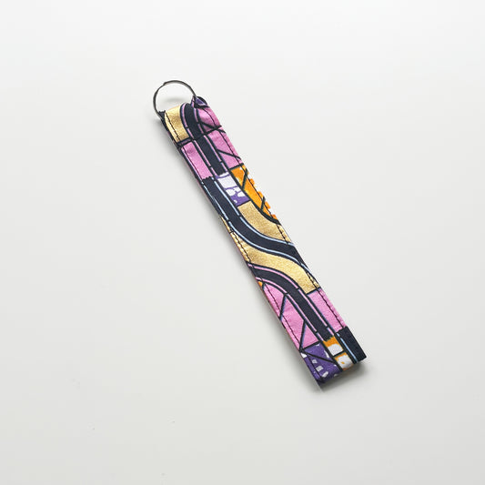 Keyring - Pink & Gold