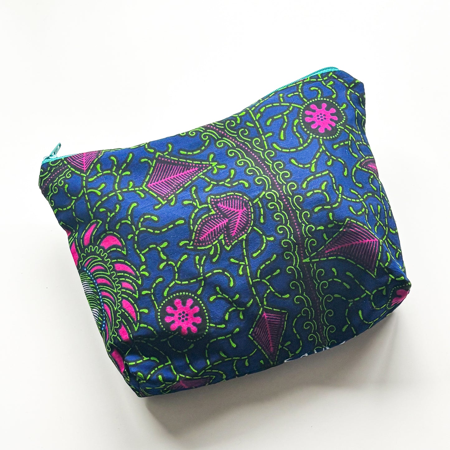 Pouch - Dark Blue & Pink